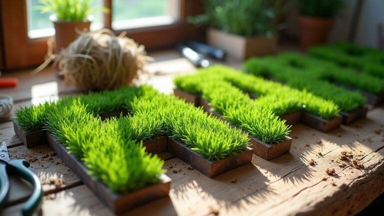 create grass letters easily